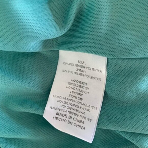 &Merci Women’s Dress Small Blue Boho Short Sleeve Flowy Summer Casual - Picture 6 of 6